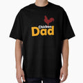 Funny Chicken Themed Gift Chicken Dad Shirt by drwigglebutts