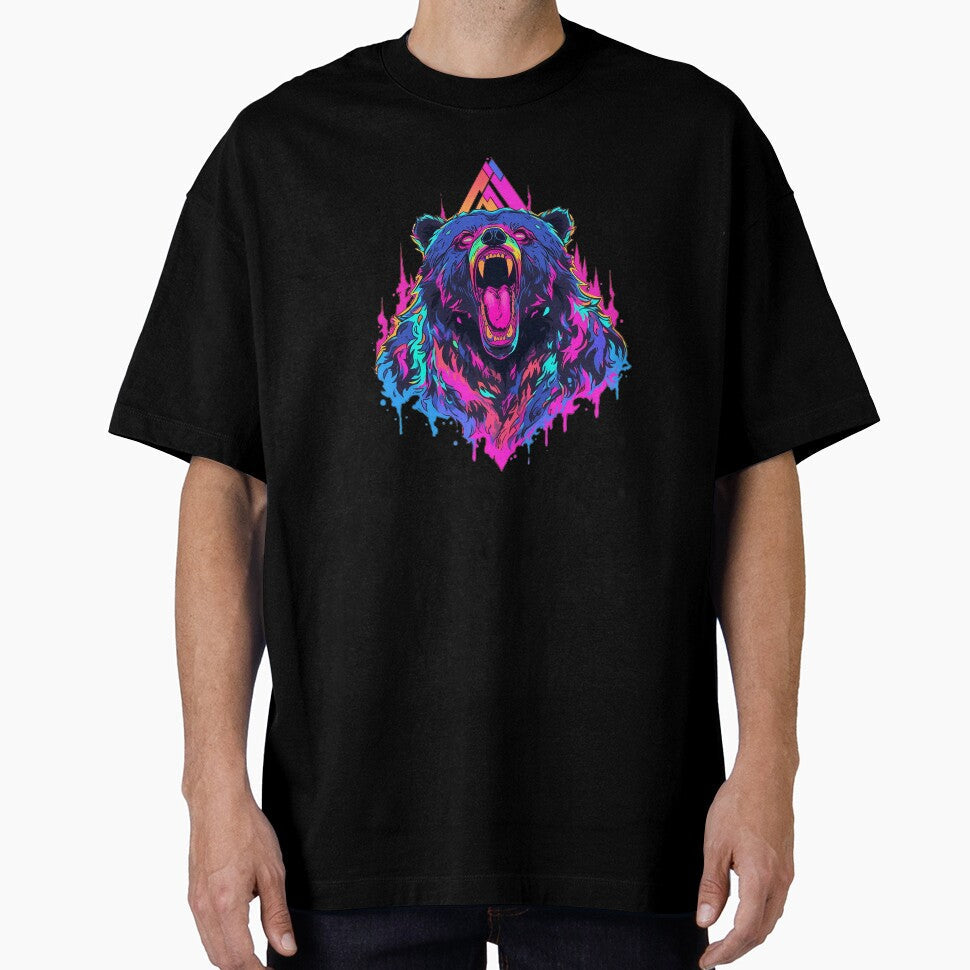 bear face wild animal by skateras