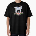 Sweet baby goat, Nigerian Dwarf kid with bow and florals by CritterCapers
