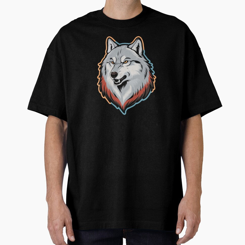 Brave Wolf with Retro Shades by Promoc