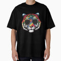 Colorful Tiger Face Tiger Head Wild Cat Men Women Tiger Lover - by PurpleLoveStore