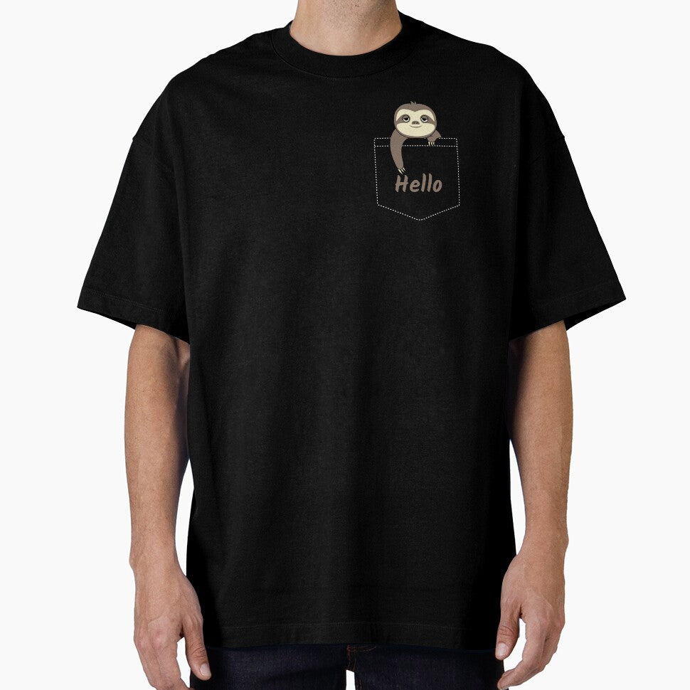 Hello Cute Baby Sloth In Your Pocket by CLPDesignLab