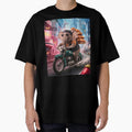 Elephant Portrait. riding motorcycle, pastries delivery by ElephantVibes