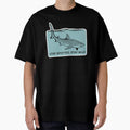 Minimalist Leopard Shark Silhouette with Ocean Quote by VividOrganica