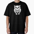 Minimalist Grumpy Owl Silhouette by PrettyRottenCo