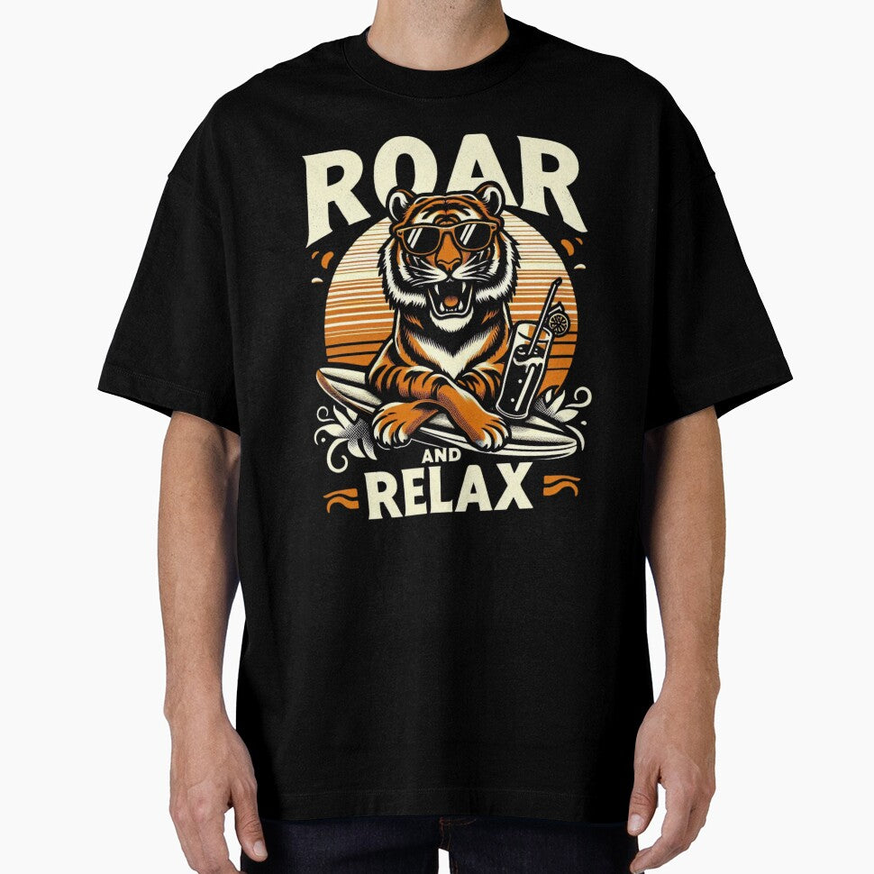 relaxed cool tiger by Dwipo Design