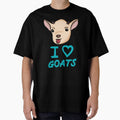 Funny Goat I Love Goats for Goat Lovers, Blue by Mochi-Merch