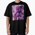 Elephant Portrait. plush elephant, purple heart by ElephantVibes