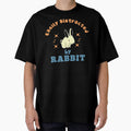 Easily Distracted By Rabbit - Funny Cute Rabbit Graphics and Text Gift by leo121687