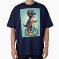 black Dino on bike by KIDS-PRINTS