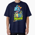 happy blue dinosaur by KIDS-PRINTS