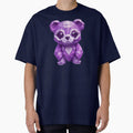 Purple Geometric Panda by pUNKnown