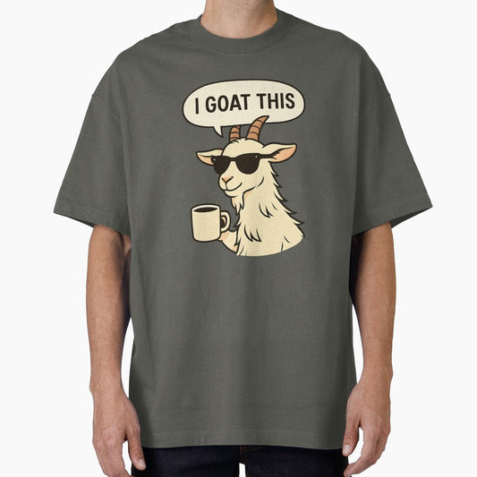 Confident Goat Meme – Goat Lover Humor Design 2 by My Cool Store