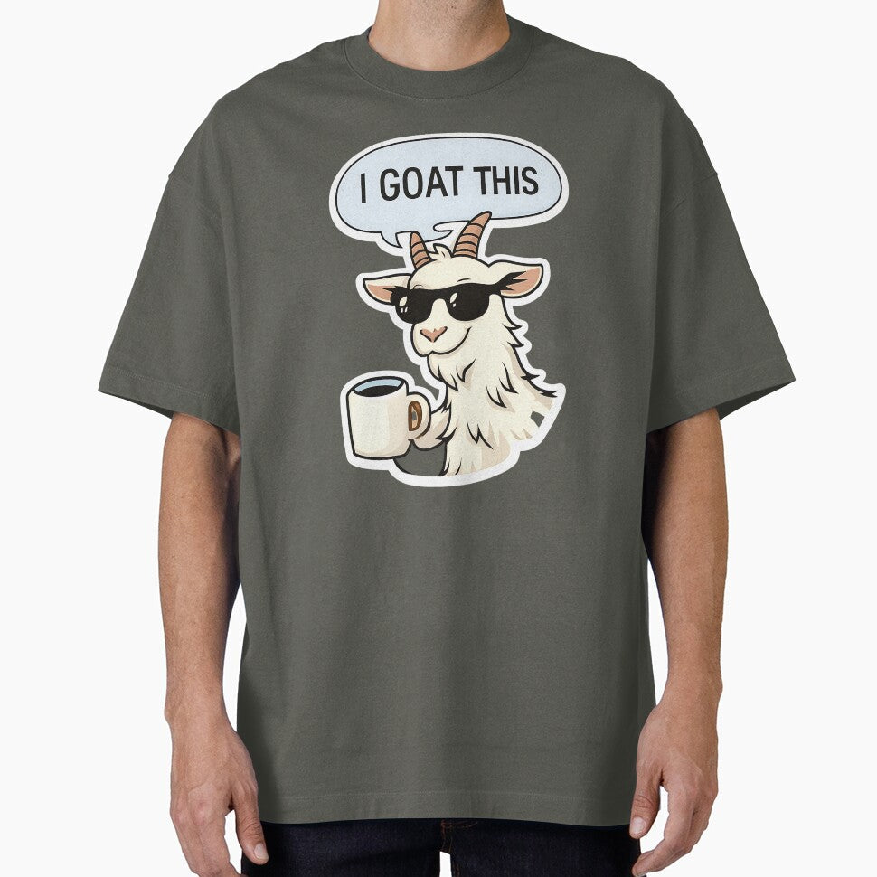 Confident Goat Meme – Goat Lover Humor Design 1 by My Cool Store