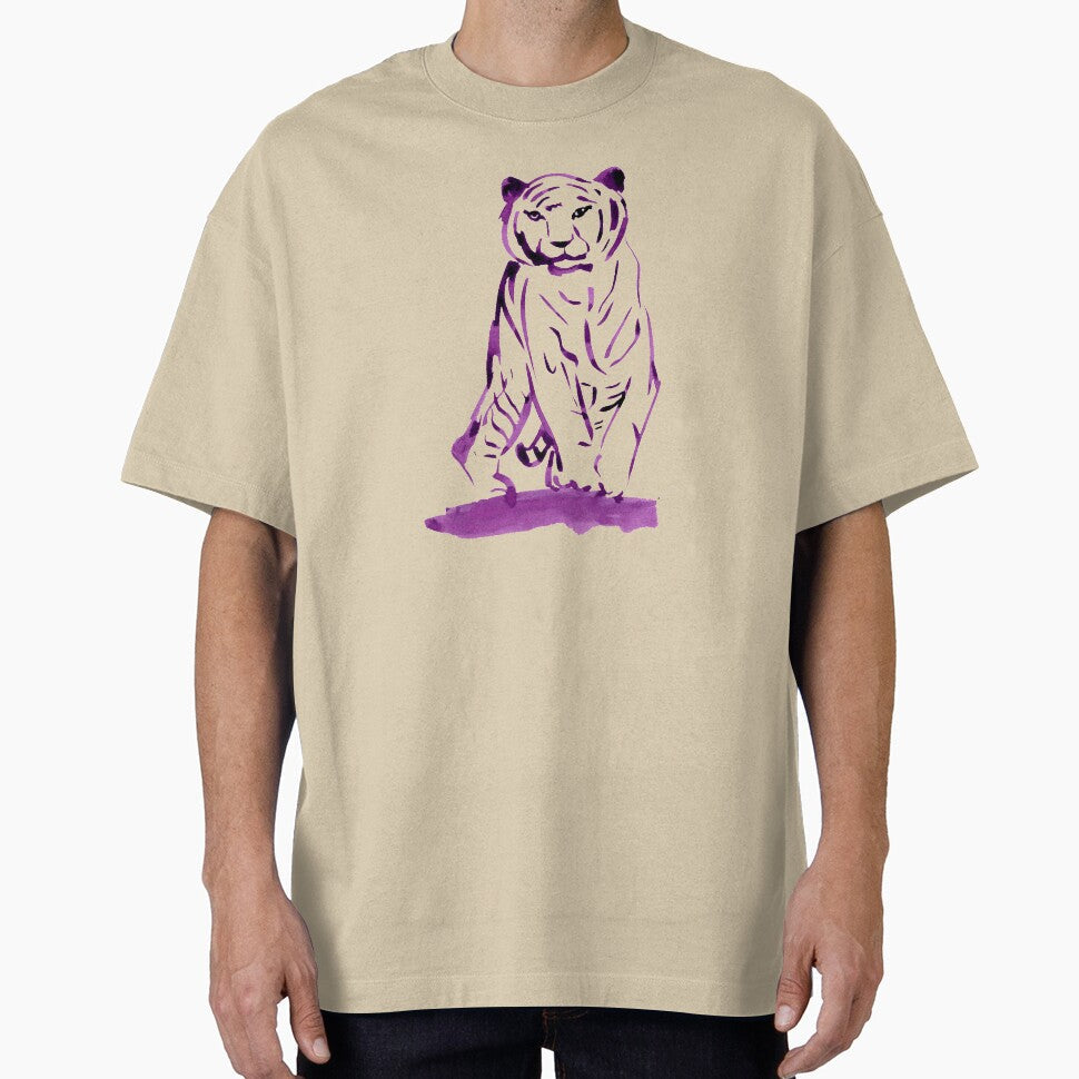 Approaching Tiger - Purple by Niina  Niskanen