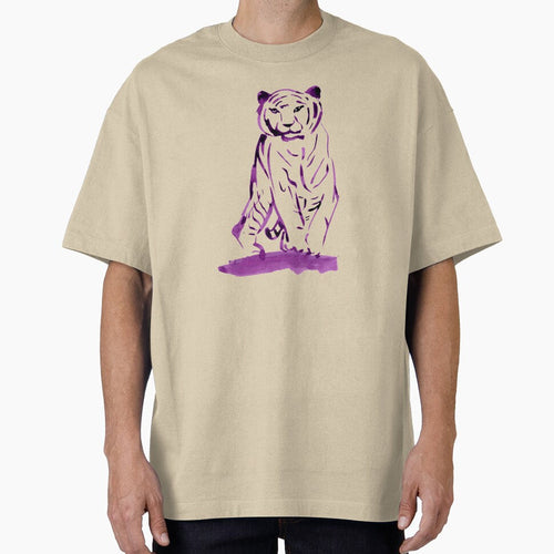 Approaching Tiger - Purple by Niina  Niskanen