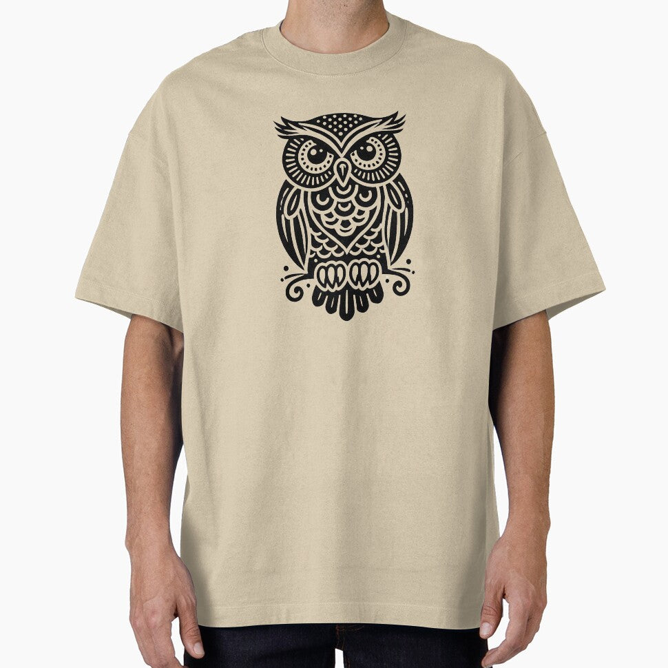 Majestic Owl Design: Elegance and Wisdom by sanattasarim