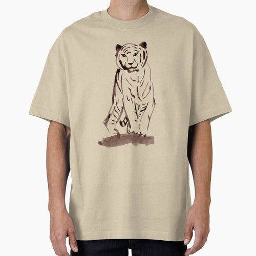 Approaching Tiger - Brown by Niina  Niskanen