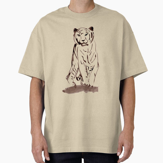Approaching Tiger - Brown by Niina  Niskanen