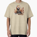 A Cute Red Panda in an Earthy Watercolor - Boho Spirit Animals by GVRDesign
