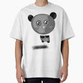 i love panda t black and white  -shirts by fowzi shokri