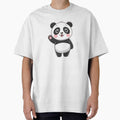 Adorable Waving Panda by TAJSILVERLINE
