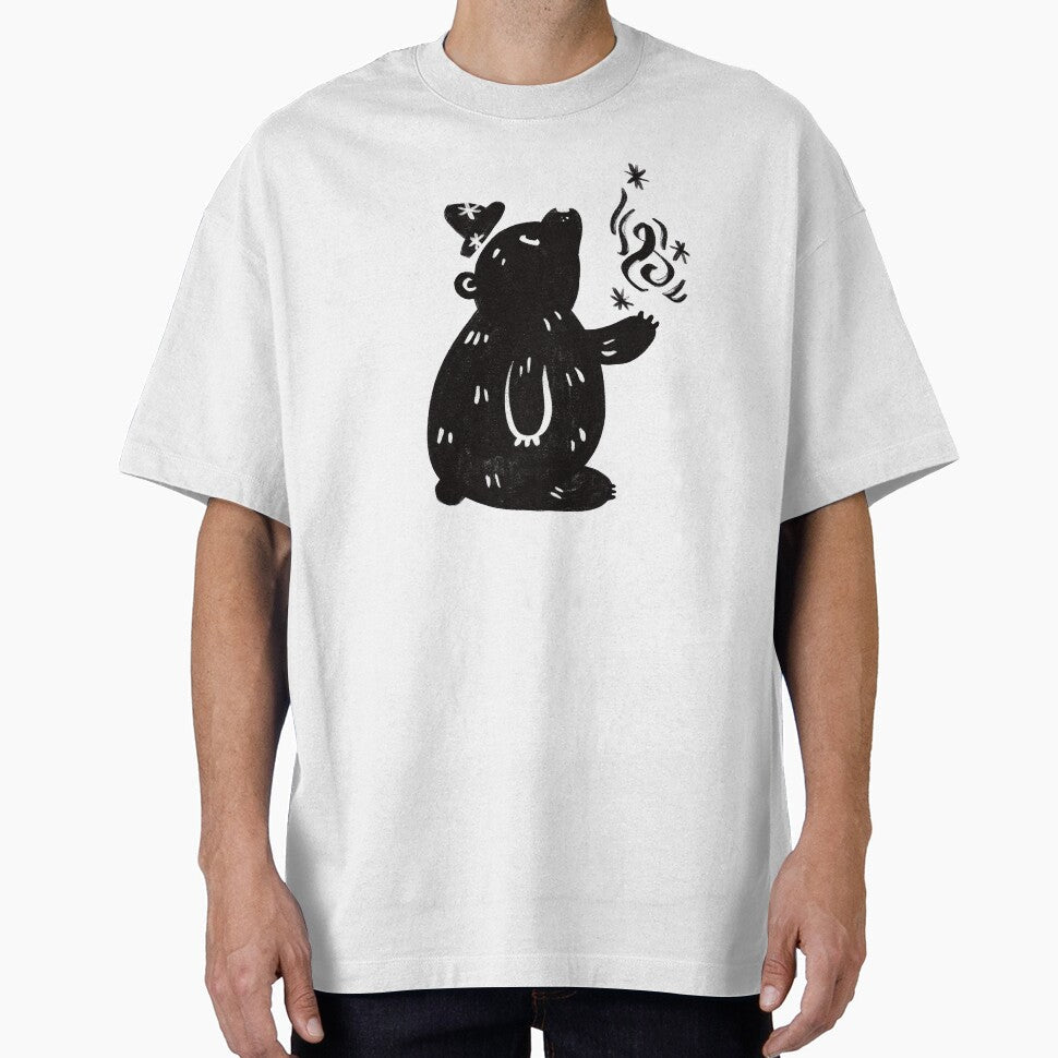 Scratchy Bear Wizard, Fantasy Familiar by Druid Soup