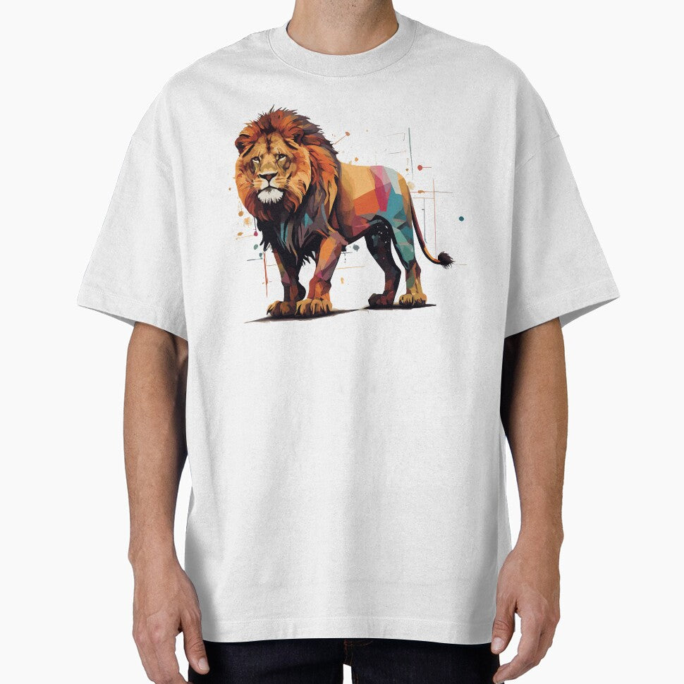 Lion king colorful t-shirts design by TeeCrafters1