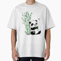 Panda Eating Bamboo by Shelly Kei