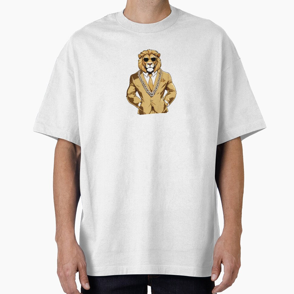 Rich Luxurious Golden Diamond Lion Classic by Majestic Paws