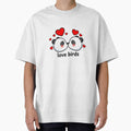 Love Birds Panda Couple – Cute Romantic Panda Design by snaperos