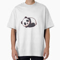 Sleeping Panda – Cute Kawaii Panda Aesthetic Illustration by snaperos