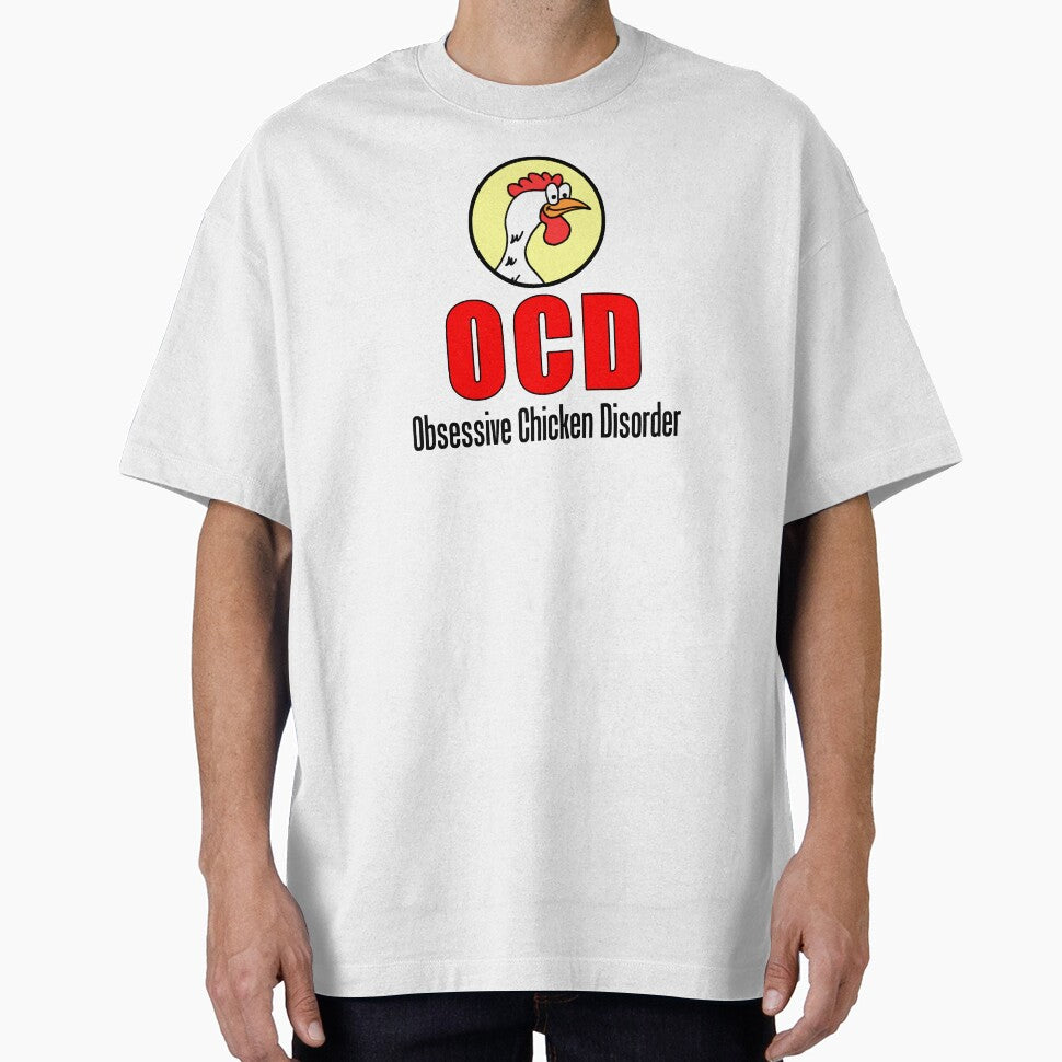 OCD Obsessive Chicken Disorder Chicken Cartoon by jaycartoonist