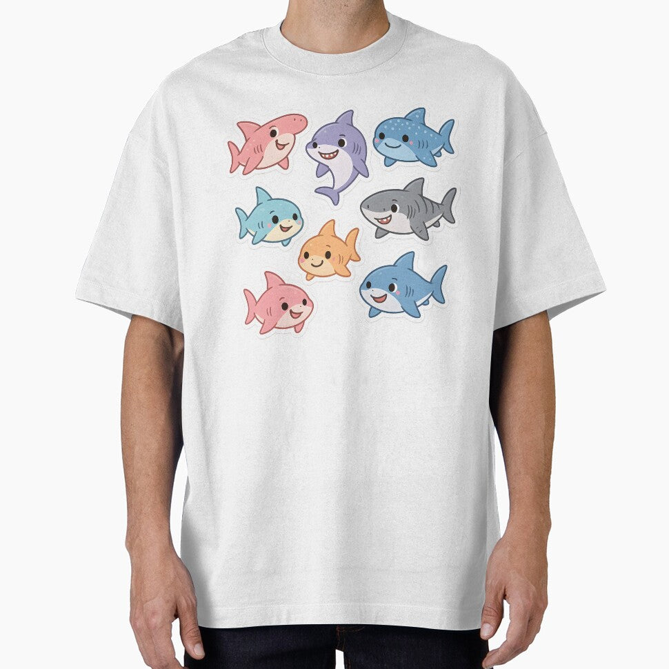 Cute Kawaii Shark Collection by SassyArtistry