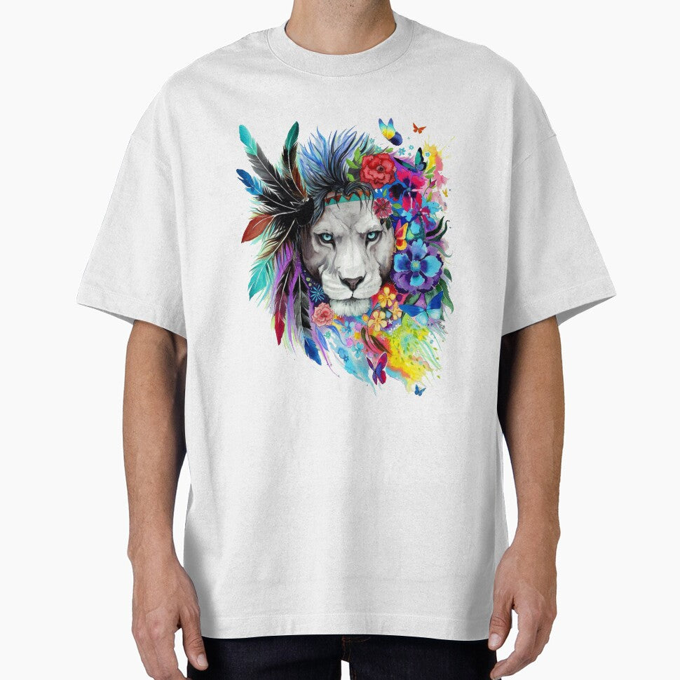Wild Natural Colorful Lion - by DeesignR