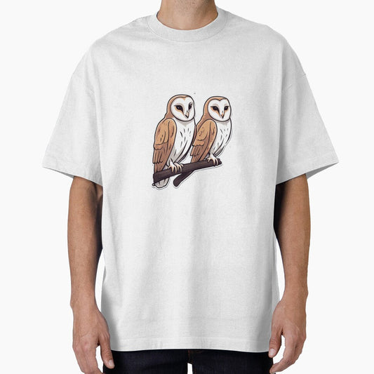 Two Barn Owls by FamiliarPufferfish