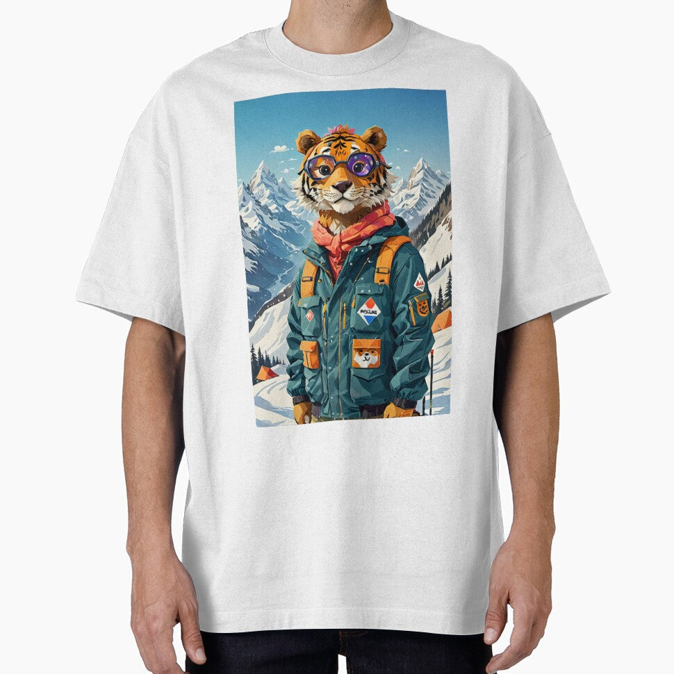 Tiger looking for Snow Hiking by MeraStyle