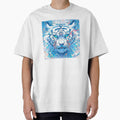 Colorful White Tiger Art by TheAnimalZ00