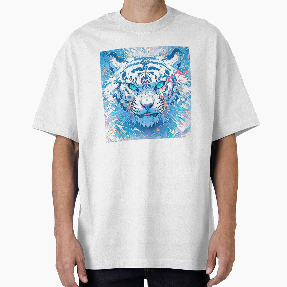 Colorful White Tiger Art by TheAnimalZ00