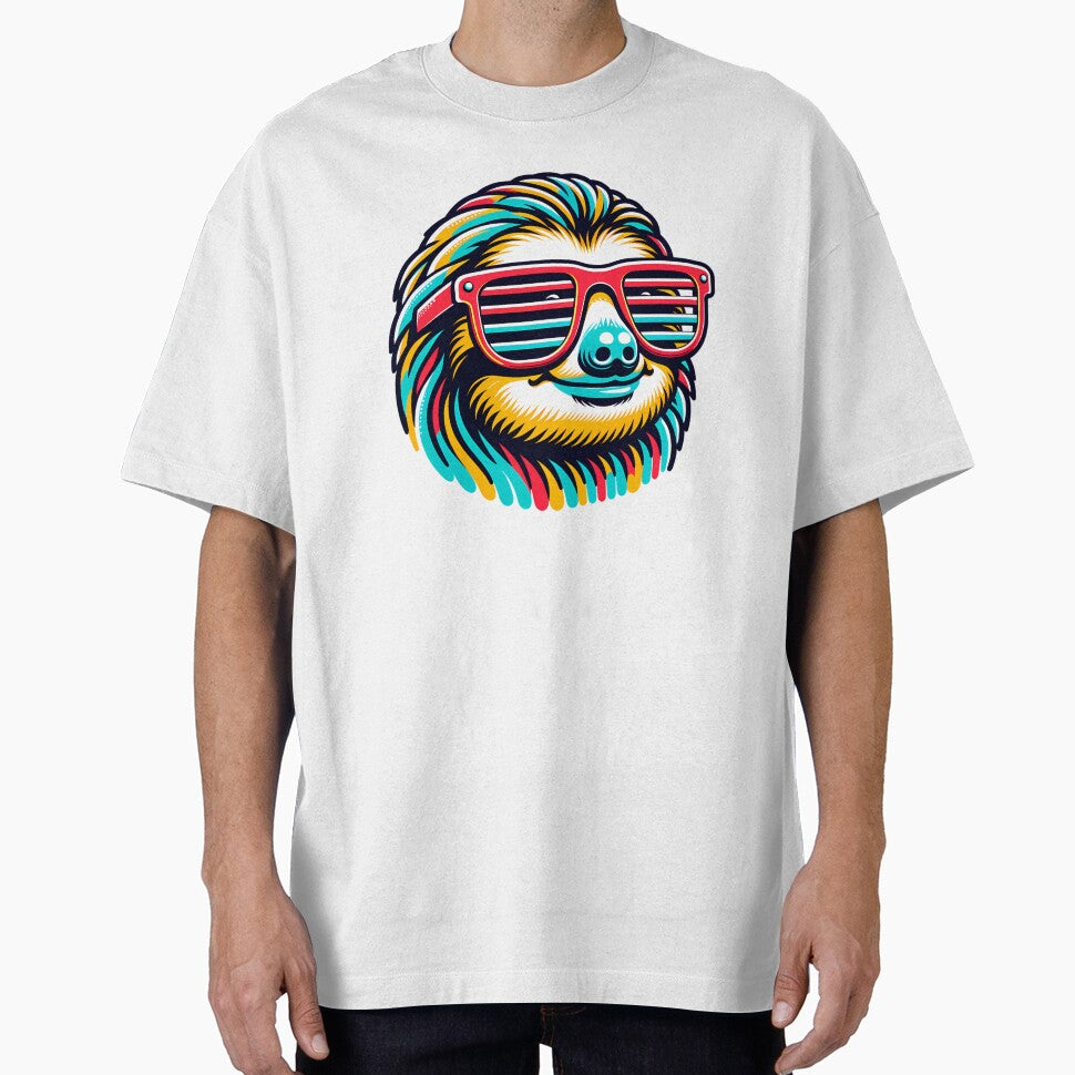 Sloth Wearing Sunglasses by PeelZinc