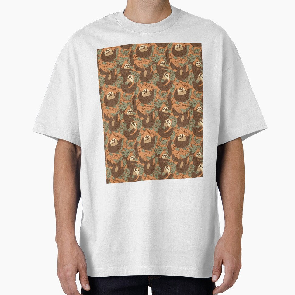 Retro Art Deco Sloth Pattern | Vintage Design for Modern Trendsetters by Retro-ArtDeco