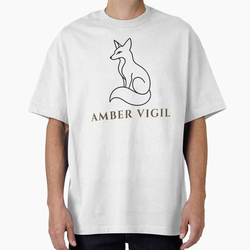 Amber Vigil | Minimalist Fox Line Art Heritage Series by tineldesign