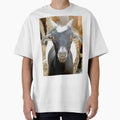 cute black goat face by Stephanie  Skeem