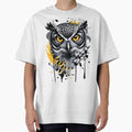 Owl Colorful - Owl Head Illustration by BabyYodaSticker
