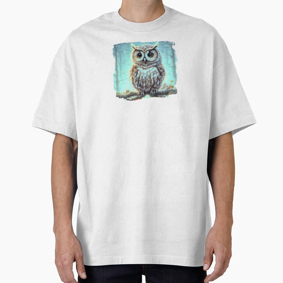 Cute Owl in the Forest by Elisabeth Lucas