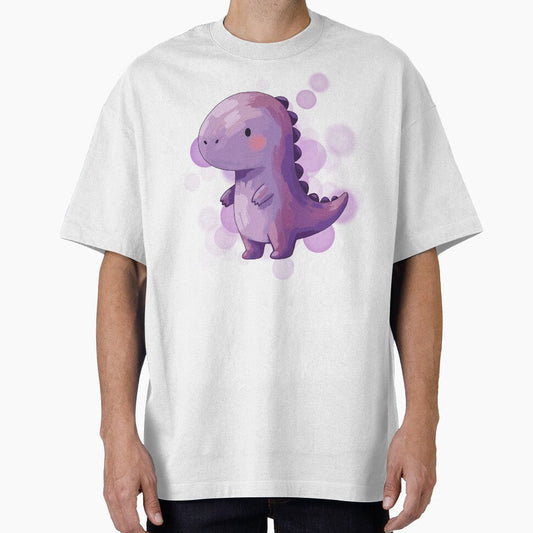 Purple Dinosaur - Cute Illustration by iamKRUK