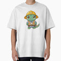 Dino Construction Worker – Funny Dinosaur with a Construction Helmet by FehlingMedia