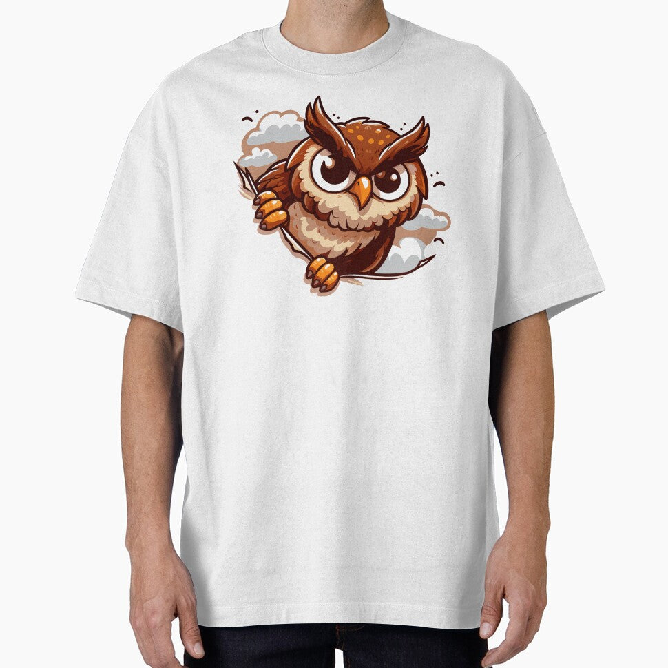 Funny Peek Owl by Designowner