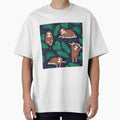 Cute Sloth And Tropical Palm Leaves by HauckClothing