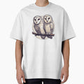 Barn Owl Pair by FamiliarPufferfish